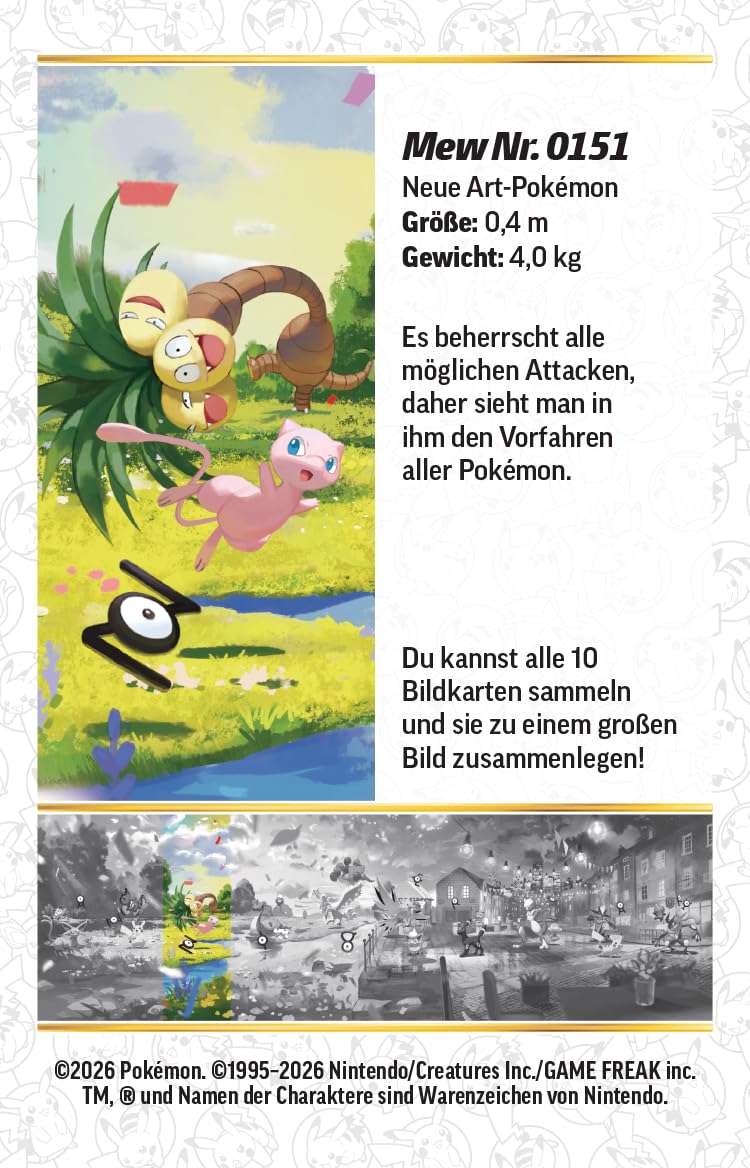 Pokémon-Sammelkartenspiel: Mini-Tin-Box 30 Jahre: Mew (Tag)